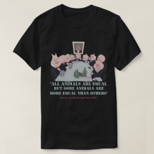 Alle dieren zijn gelijk t-shirt