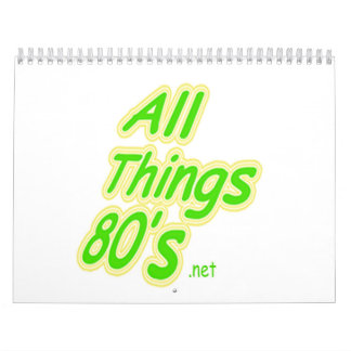 Alle dingen 80's Calandar Kalender