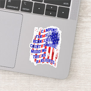 Alle dingen Amerika Sticker