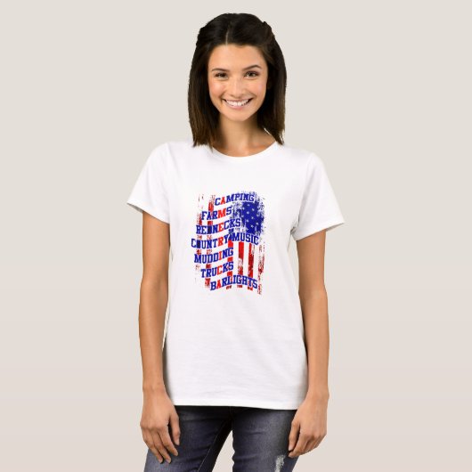 Alle dingen Amerika T-shirt (Voorkant volledig)