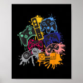 Alle Dingen controleren Video Game Controller Poster (Voorkant)