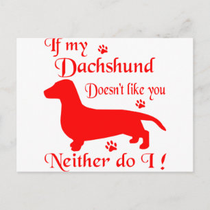 ALLE DINGEN DACHSHUND BRIEFKAART