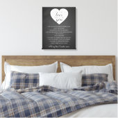 Alle dingen die ik van je hou, redenen waar ik van canvas afdruk (Insitu (Slaapkamer))