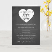 Alle dingen die ik van je hou, redenen waar ik van kaart (Gele Bloem)