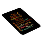 Alle dingen die je bent positieve bevestigingen magneet (Rechterzijde)