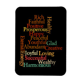 Alle dingen die je bent positieve bevestigingen magneet