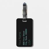 Alle dingen die je leuk vindt aan pensioneringscad bagagelabel (Achterkant verticaal)