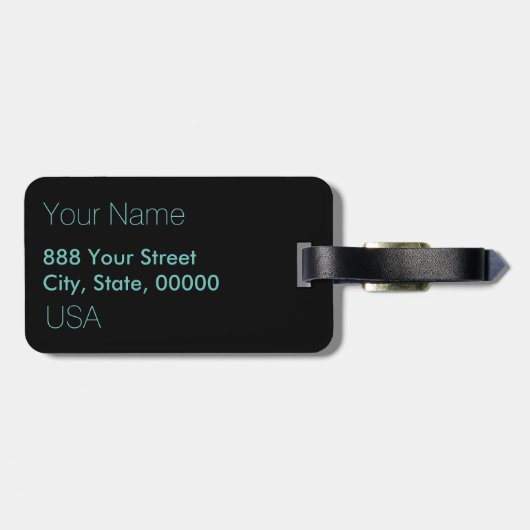 Alle dingen die je leuk vindt aan pensioneringscad bagagelabel (Achterkant horizontaal)