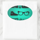 Alle dingen die je leuk vindt aan pensioneringscad ovale sticker (Tas)