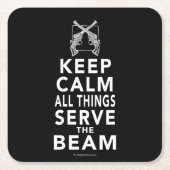 Alle dingen dienen het Beam Kartonnen Onderzetters (Voorkant)