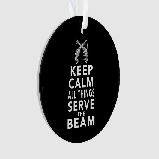 Alle dingen dienen het Beam Ornament (voorkant)