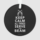 Alle dingen dienen het Beam Ornament (achterkant)