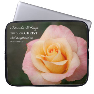 Alle dingen door Christelijke Filippijnen 4:13 Roo Laptop Sleeve