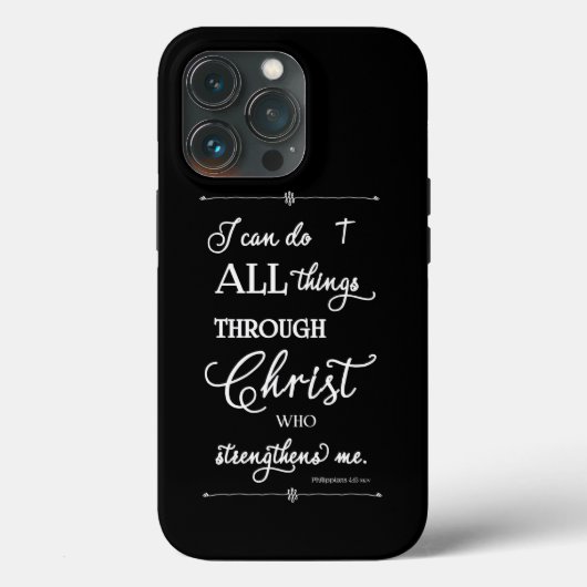 Alle dingen door Christus - Filippijnen 4:13 Case-Mate iPhone Case (Achterkant)