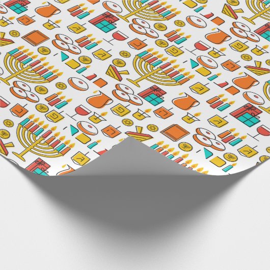 Alle dingen Hanukkah Cadeaupapier (Hoek)