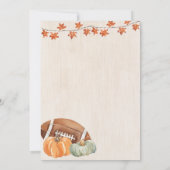 Alle dingen Herfst Oogstfeest Pumpkin Kaart (Achterkant)