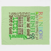 Alle dingen Iers Fleece Deken (Voorkant (Horizontaal))