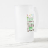 Alle dingen Iers Matglas Bierpul (Voorkant rechts)