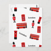 Alle dingen Londen Briefkaart (Voorkant / Achterkant)