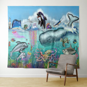 Alle Dingen Nat en Wonderful Tapestry Wandkleed