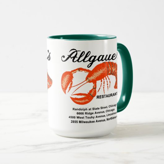 Alle dingen om te doen in Illinois Mok (Voorkant rechts)