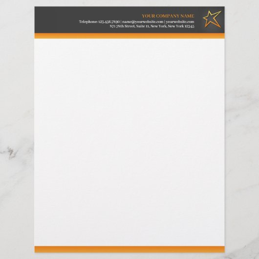 Alle dingen om te doen met Star Letterhead Gepersonaliseerd Briefhoofd (Voorkant)