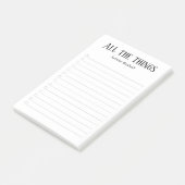 Alle dingen op maat gemaakt | Te verrichten lijst Post-it® Notes (Schuin)