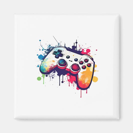 Alle dingen regelen Video Game Controller Gamer Magneet (Voorkant)