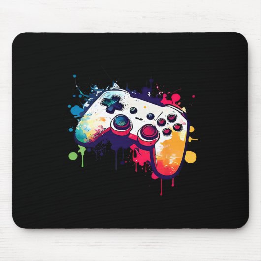 Alle dingen regelen Video Game Controller Gamer Muismat (Voorkant)
