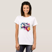 Alle dingen regelen Video Game Controller Gamer T-shirt (Voorkant volledig)