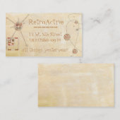 Alle dingen Retro Visitekaartje (Voorkant / Achterkant)