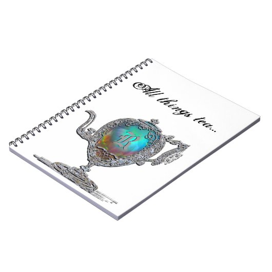 Alle dingen thee Monogram Notitieboek (Linkerzijde)