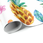 Alle dingen Tropische bloemen Planten & vogels Cadeaupapier (Rol Hoek)