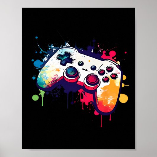 Alle dingen Video Game Controller Gamer Boys Me Poster (Voorkant)