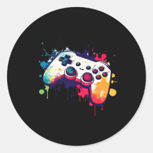 Alle dingen Video Game Controller Gamer Boys Me Ronde Sticker
