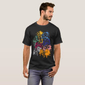 Alle Dingen videospelcontroller besturen T-shirt (Voorkant volledig)