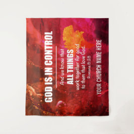 ALLE DINGEN WERKEN SAAM Romeinen 8:28 Kerk Wandkleed