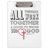 Alle dingen werken samen 4 Goed Inspirerend Klembord (Voorkant)