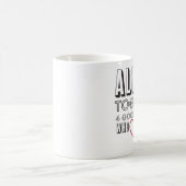 Alle dingen werken samen 4 Goed Inspirerend Koffiemok (Center)