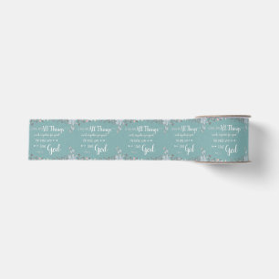 Alle dingen werken samen - Rom 8:28 Grosgrain Lint