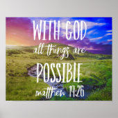Alle dingen zijn mogelijk Bijbelversie-scripts Poster (Voorkant)