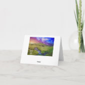 Alle dingen zijn Mogelijke Bijbelse Manuscript Kaart (Achterkant)