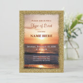 Alle doelstellingen | Goud zand/zonneset Kaart (Staand voorkant)