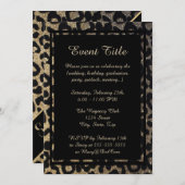 Alle doelstellingen | Leopard Print Kaart (Voorkant / Achterkant)