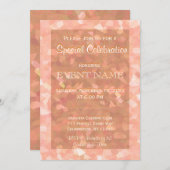 Alle doelstellingen | Perzikglitter Kaart (Voorkant / Achterkant)