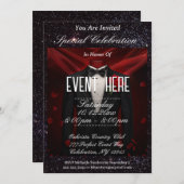 Alle doelstellingen | Uitnodiging voor Tuxedo (Voorkant / Achterkant)