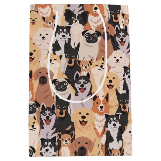 Alle Dogs Gift Bag Medium Cadeauzakje (Voorkant)