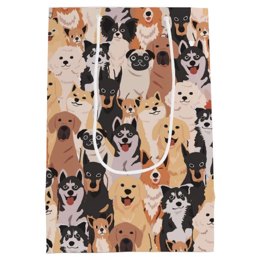 Alle Dogs Gift Bag Medium Cadeauzakje (Achterkant)