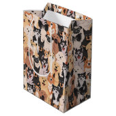 Alle Dogs Gift Bag Medium Cadeauzakje (Achterkant Gekanteld)