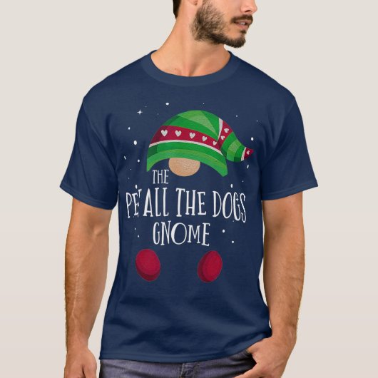 Alle dogs Gnome Family Matching PJs Gift T-shirt (Voorkant)